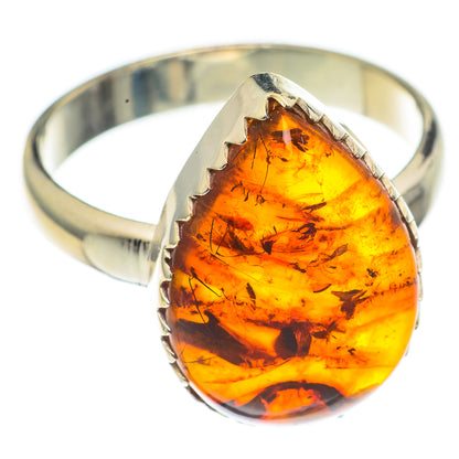 Baltic Amber Rings handcrafted by Ana Silver Co - RING69242