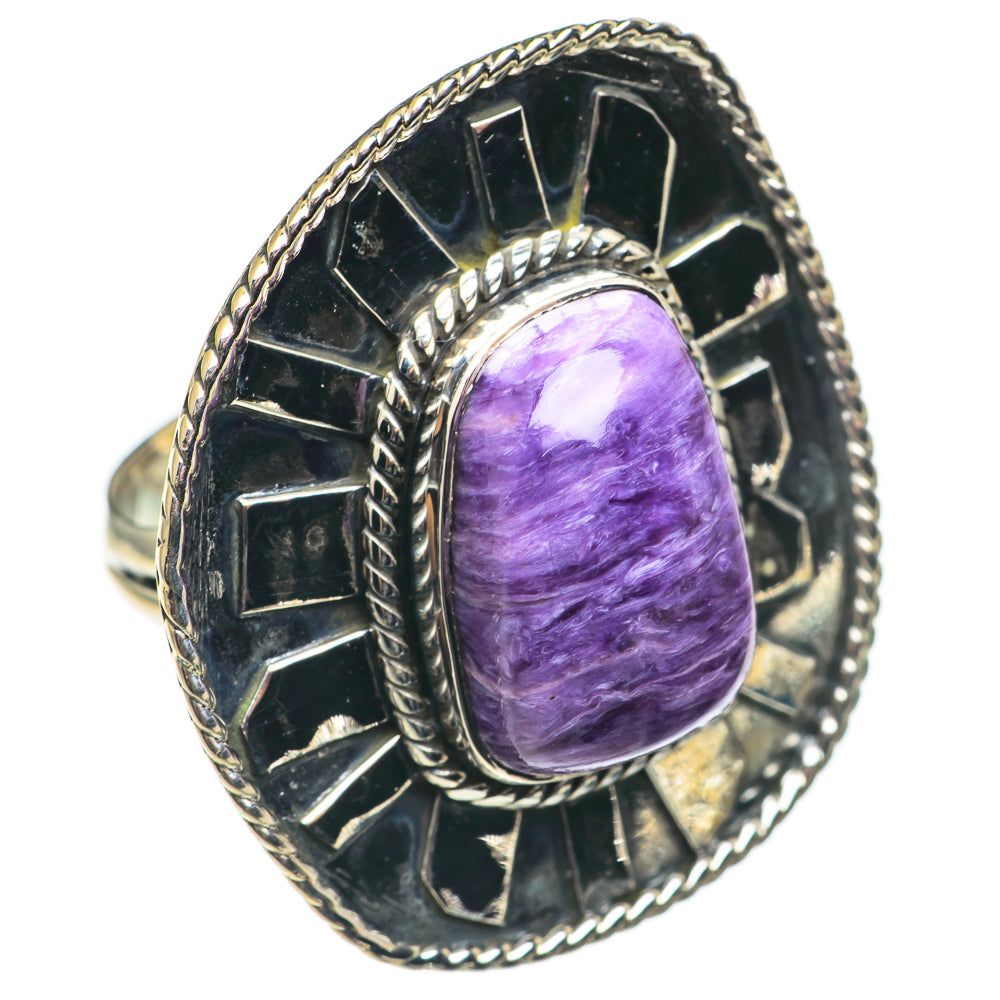 Charoite Rings handcrafted by Ana Silver Co - RING69248