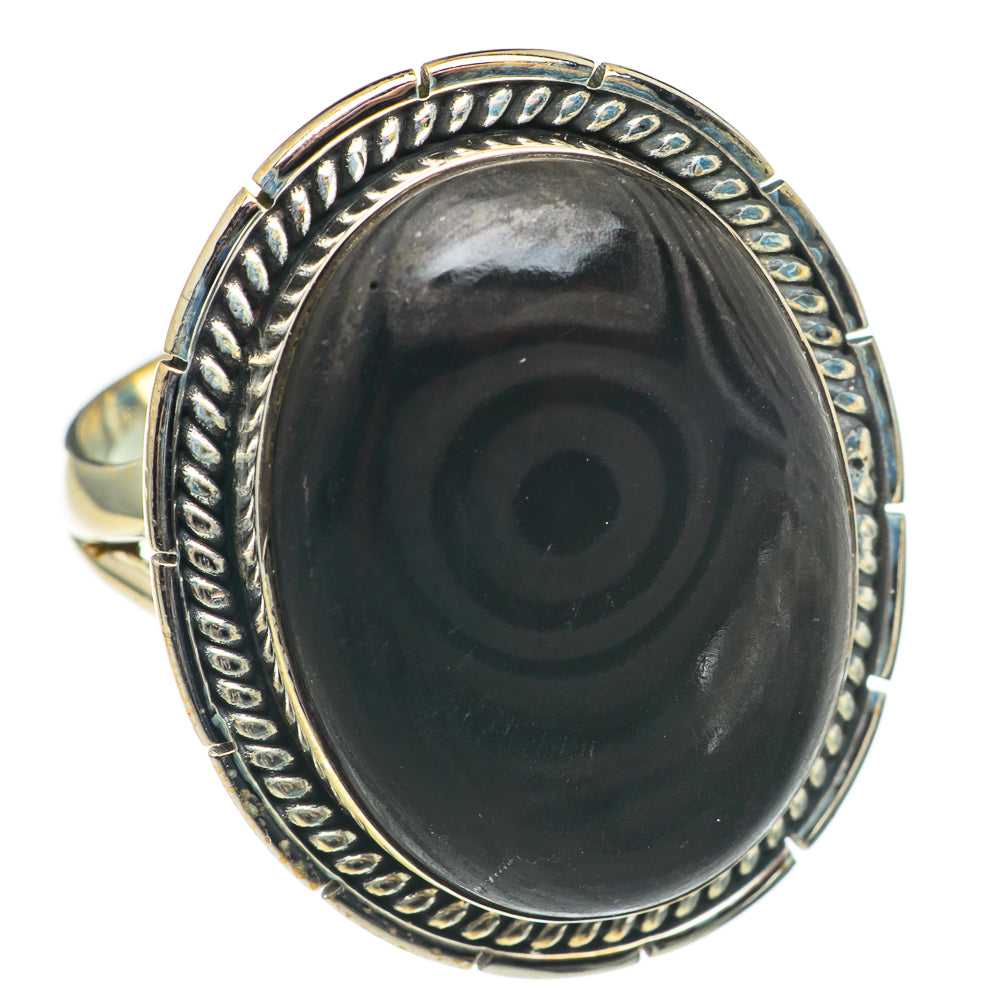 Psilomelane Rings handcrafted by Ana Silver Co - RING69250