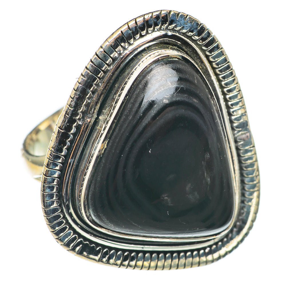 Psilomelane Rings handcrafted by Ana Silver Co - RING69251