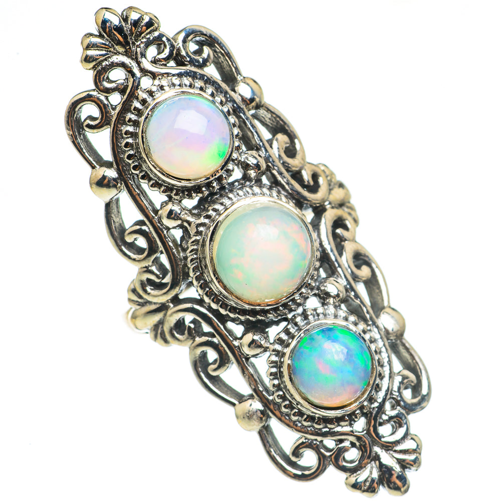 Ethiopian Opal Rings handcrafted by Ana Silver Co - RING69260