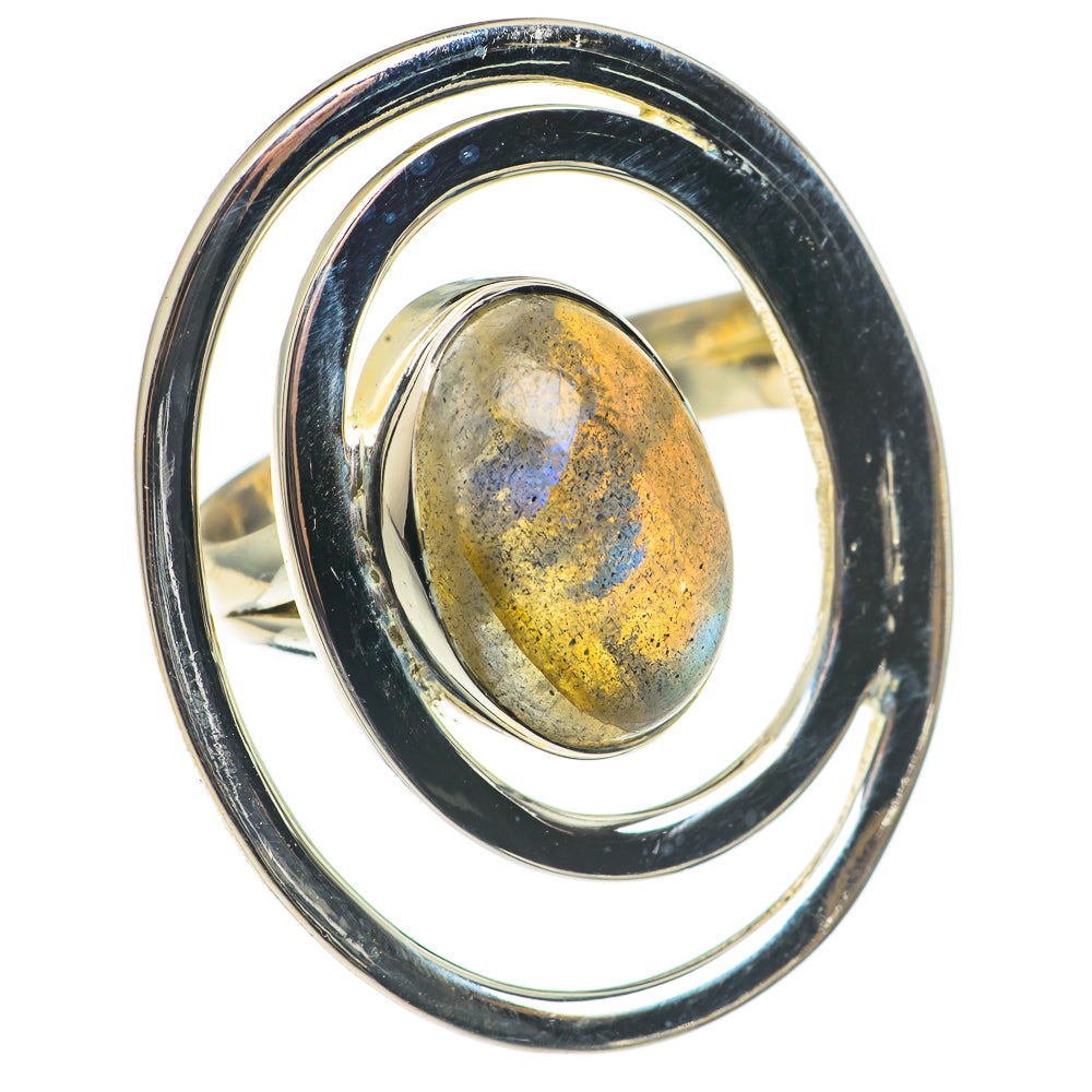 Labradorite Rings handcrafted by Ana Silver Co - RING69267