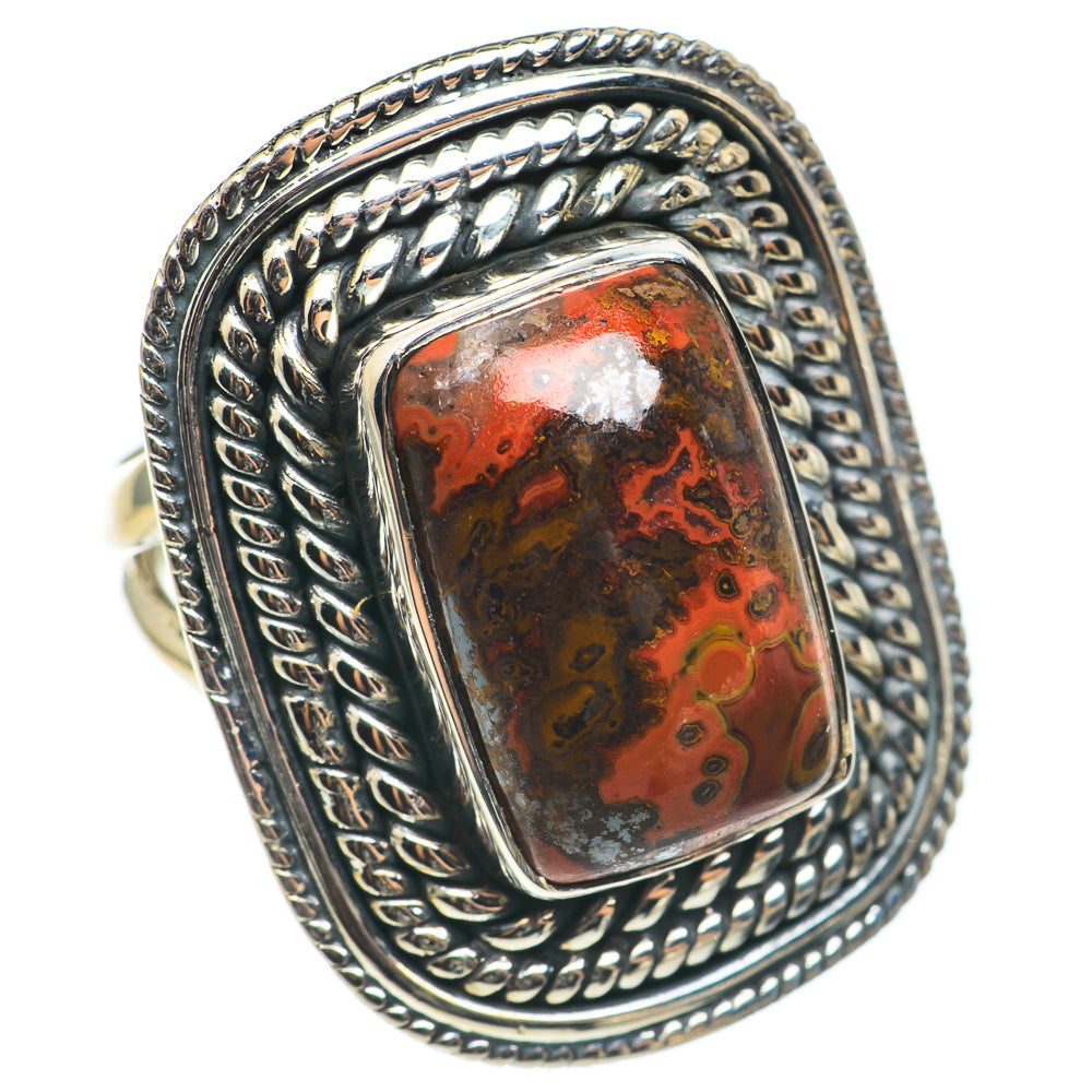 Mahogany Obsidian Rings handcrafted by Ana Silver Co - RING69271