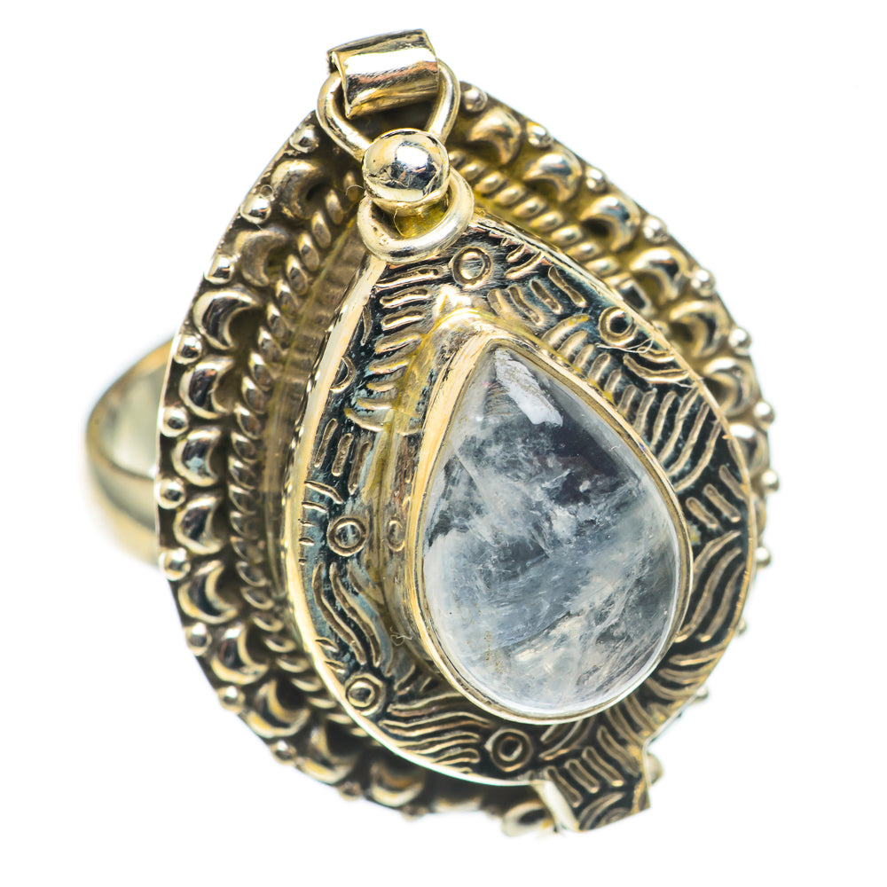 Rainbow Moonstone Rings handcrafted by Ana Silver Co - RING69285