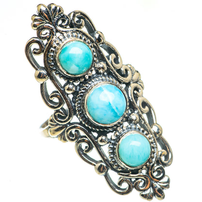 Larimar Rings handcrafted by Ana Silver Co - RING69291