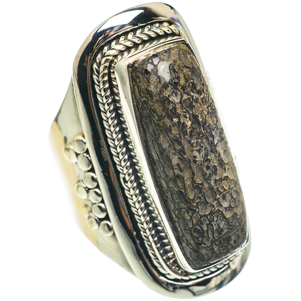 Dinosaur Bone Rings handcrafted by Ana Silver Co - RING69296