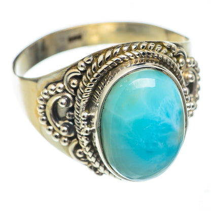 Larimar Rings handcrafted by Ana Silver Co - RING69300