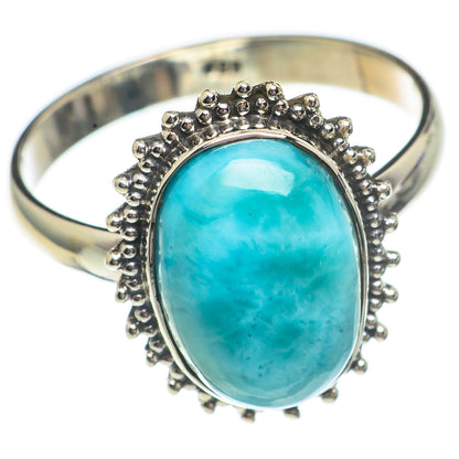 Larimar Rings handcrafted by Ana Silver Co - RING69303
