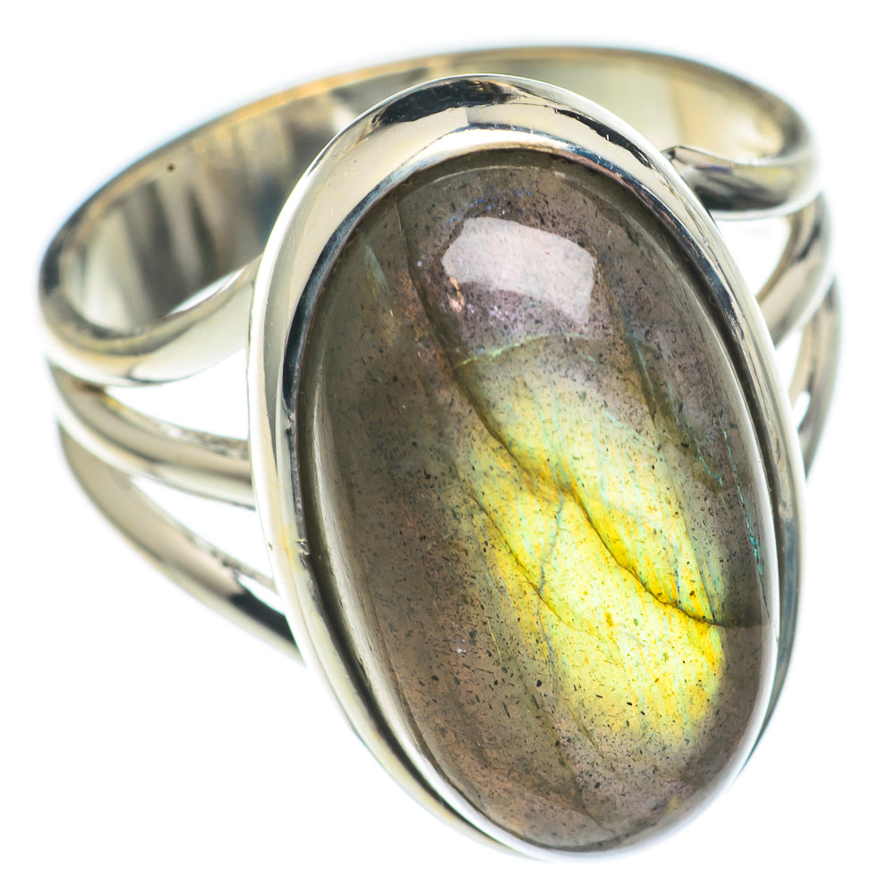 Labradorite Rings handcrafted by Ana Silver Co - RING69305