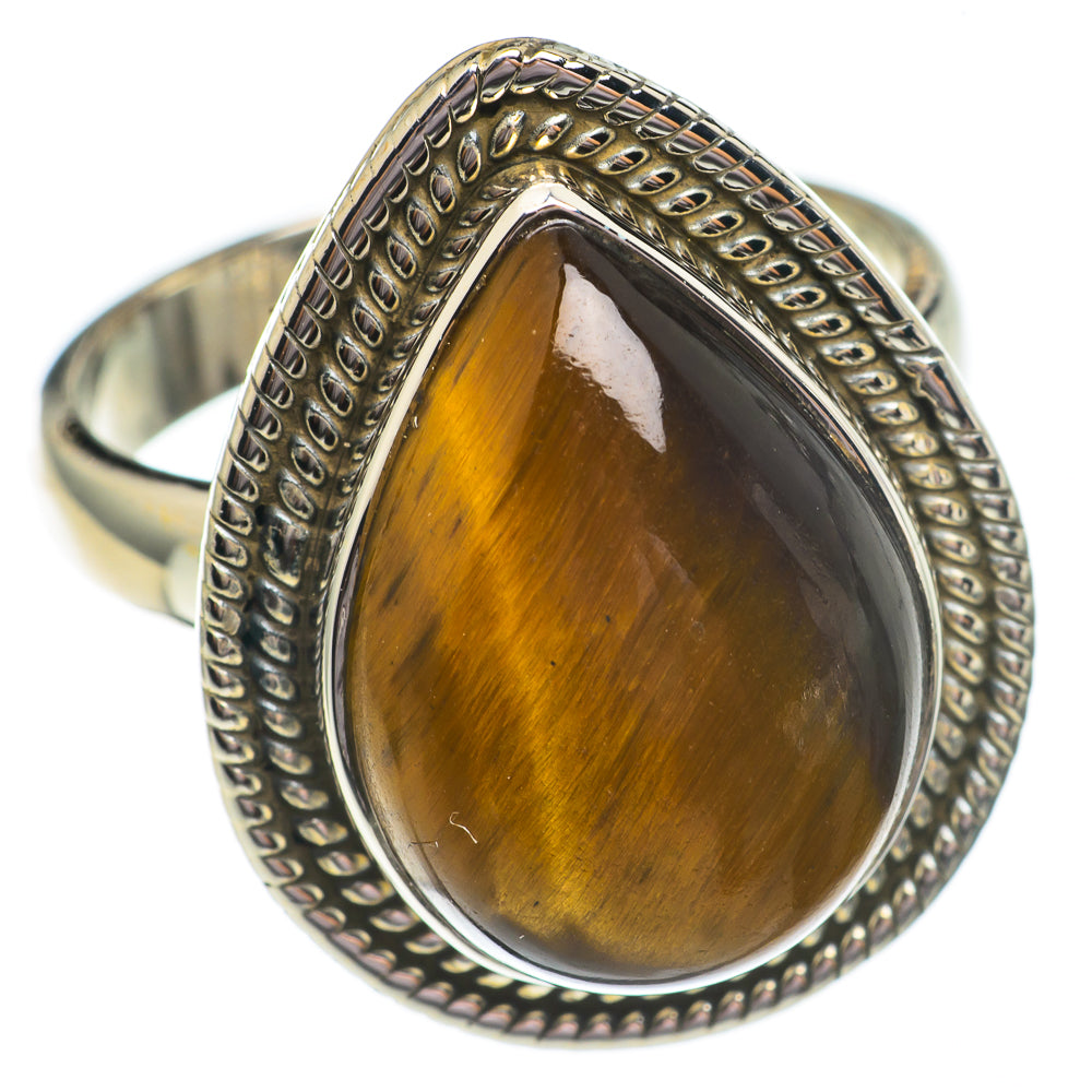 Tiger Eye Rings handcrafted by Ana Silver Co - RING69311