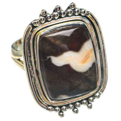 Peanut Wood Jasper Rings handcrafted by Ana Silver Co - RING69312