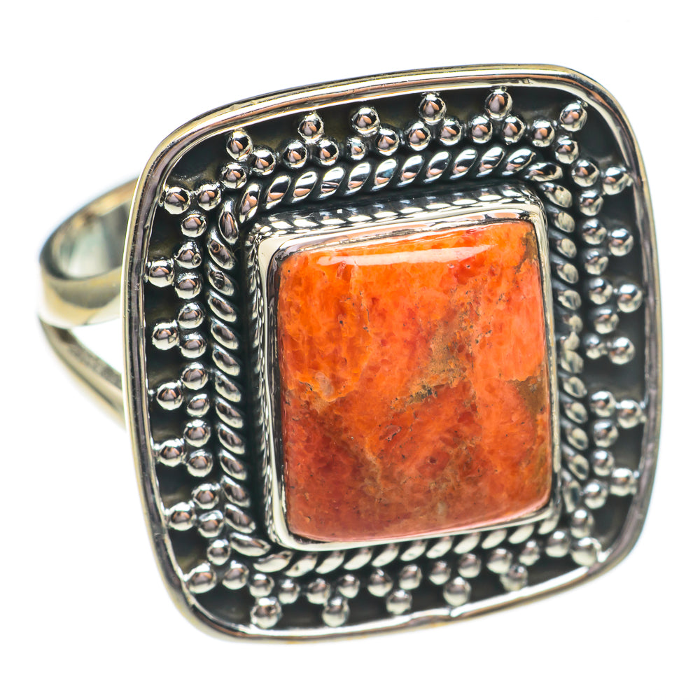 Sponge Coral Rings handcrafted by Ana Silver Co - RING69314
