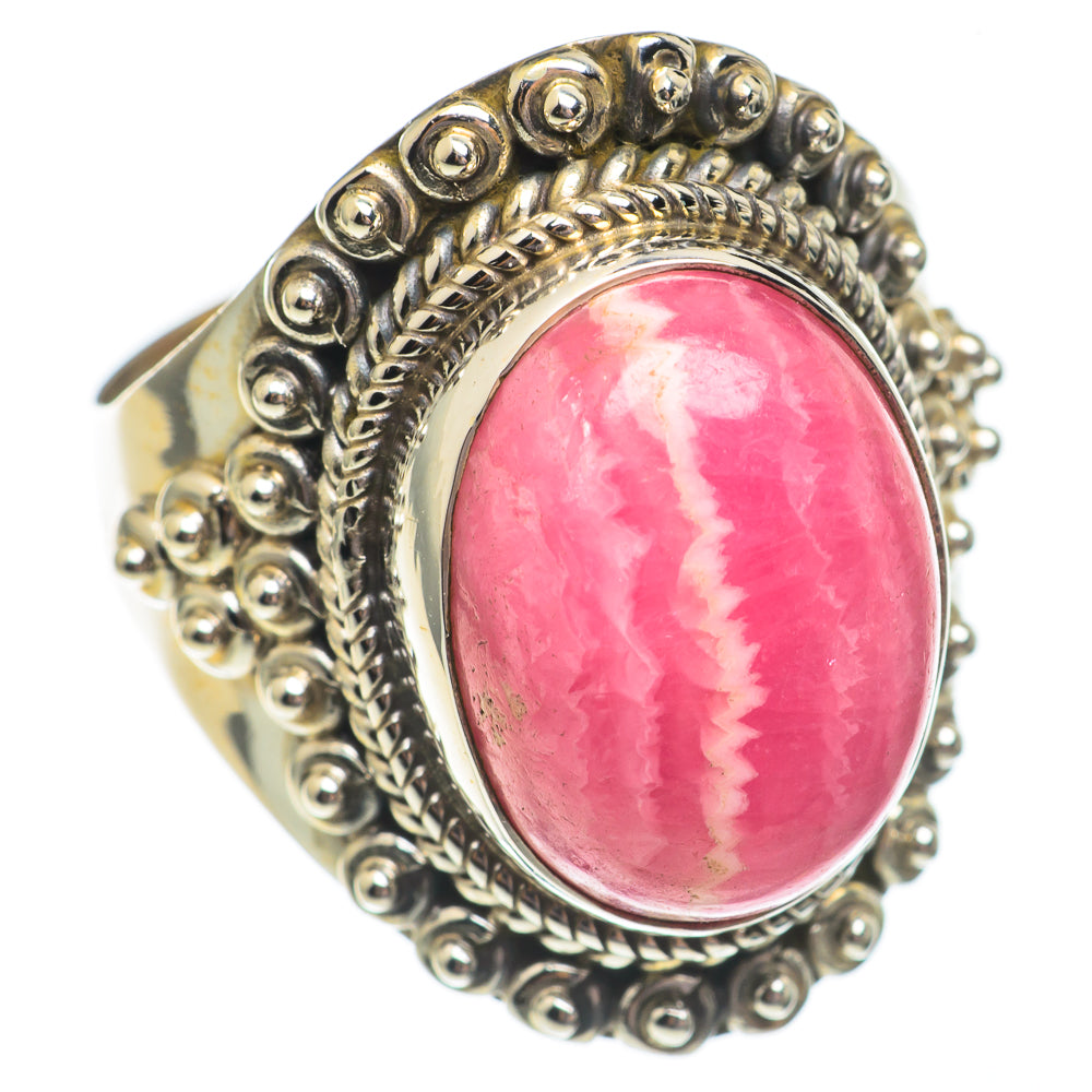 Rhodochrosite Rings handcrafted by Ana Silver Co - RING69315