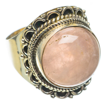 Rose Quartz Rings handcrafted by Ana Silver Co - RING69316