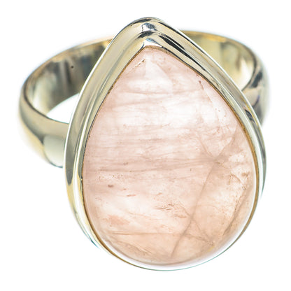 Rose Quartz Rings handcrafted by Ana Silver Co - RING69318