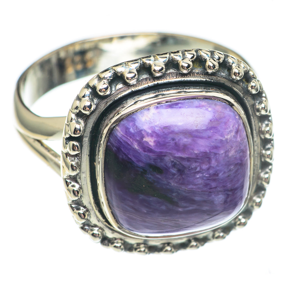 Charoite Rings handcrafted by Ana Silver Co - RING69322
