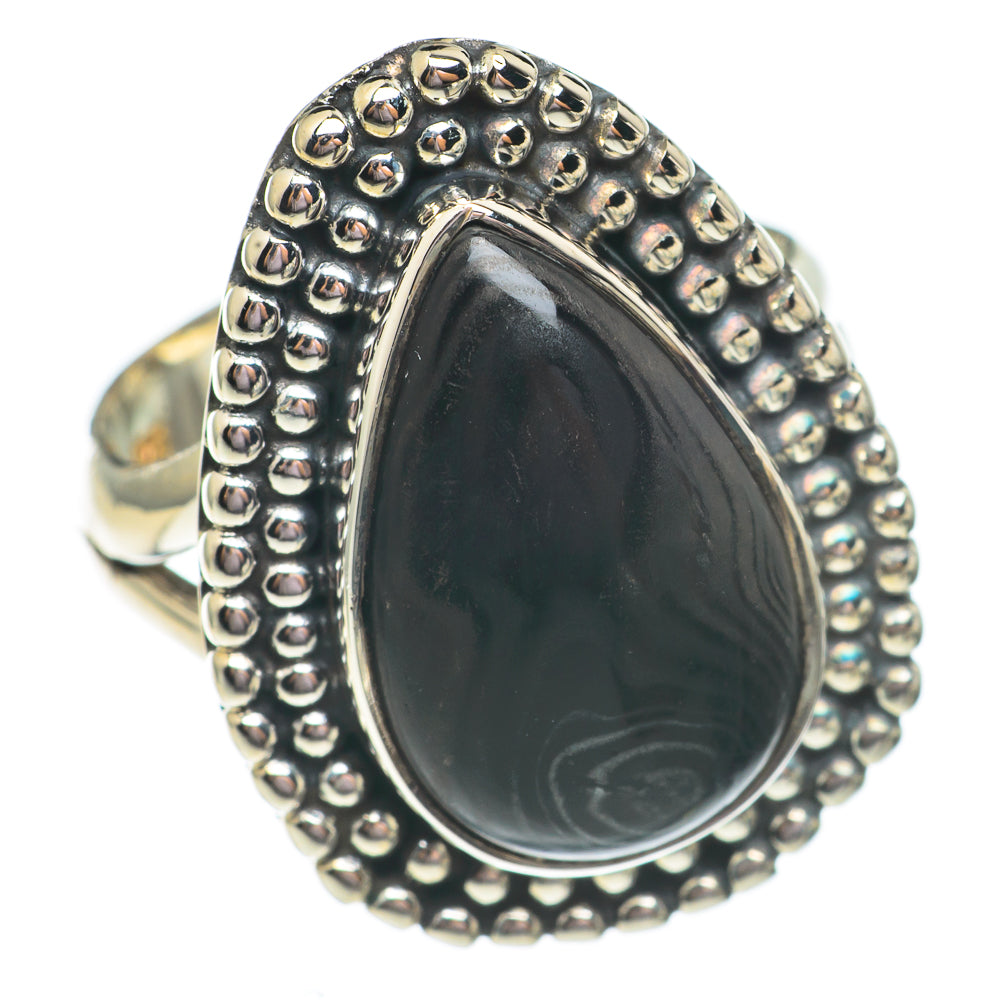 Psilomelane Rings handcrafted by Ana Silver Co - RING69326 - Photo 2