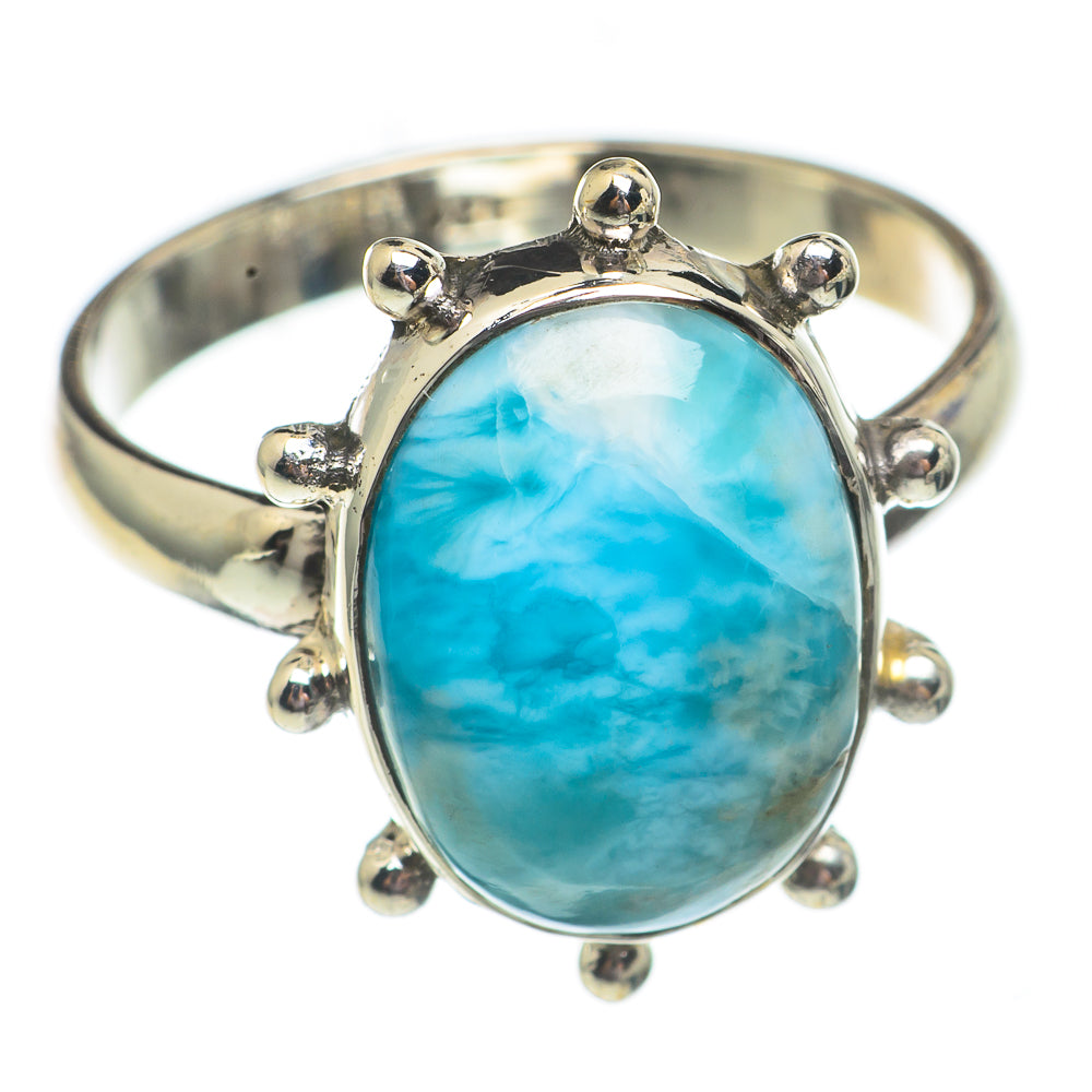 Larimar Rings handcrafted by Ana Silver Co - RING69342