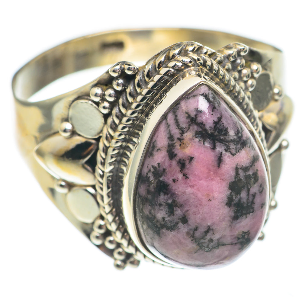Rhodonite Rings handcrafted by Ana Silver Co - RING69355