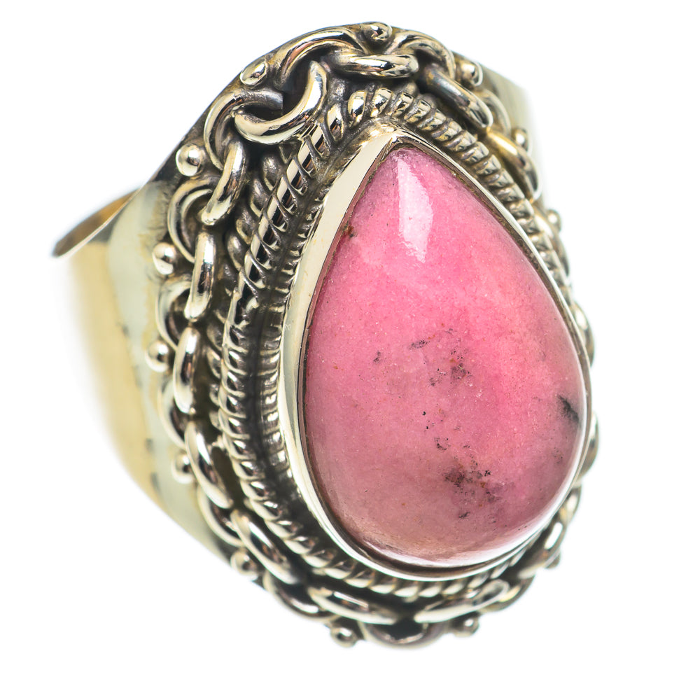 Rhodonite Rings handcrafted by Ana Silver Co - RING69356