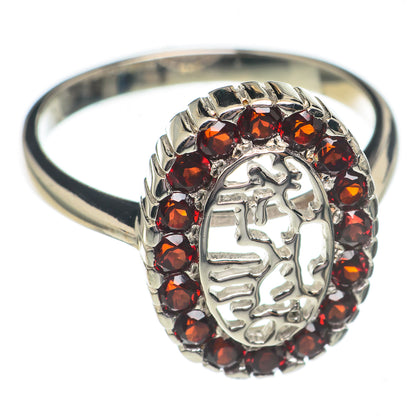 Garnet Rings handcrafted by Ana Silver Co - RING69358