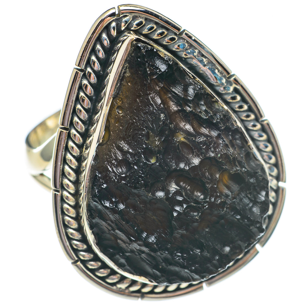 Tektite Rings handcrafted by Ana Silver Co - RING69364 - Photo 2