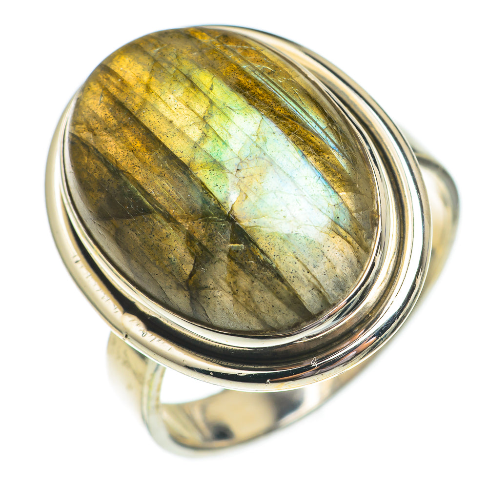 Labradorite Rings handcrafted by Ana Silver Co - RING69373