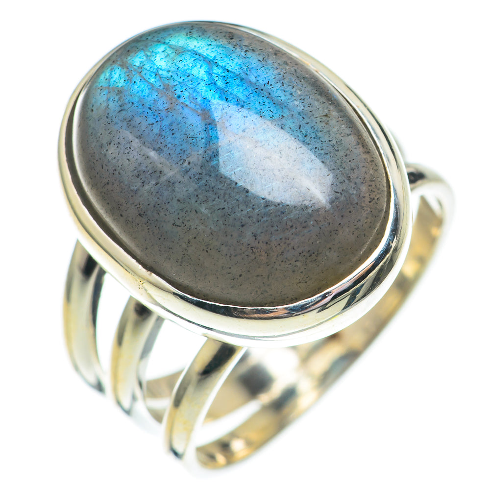 Labradorite Rings handcrafted by Ana Silver Co - RING69381