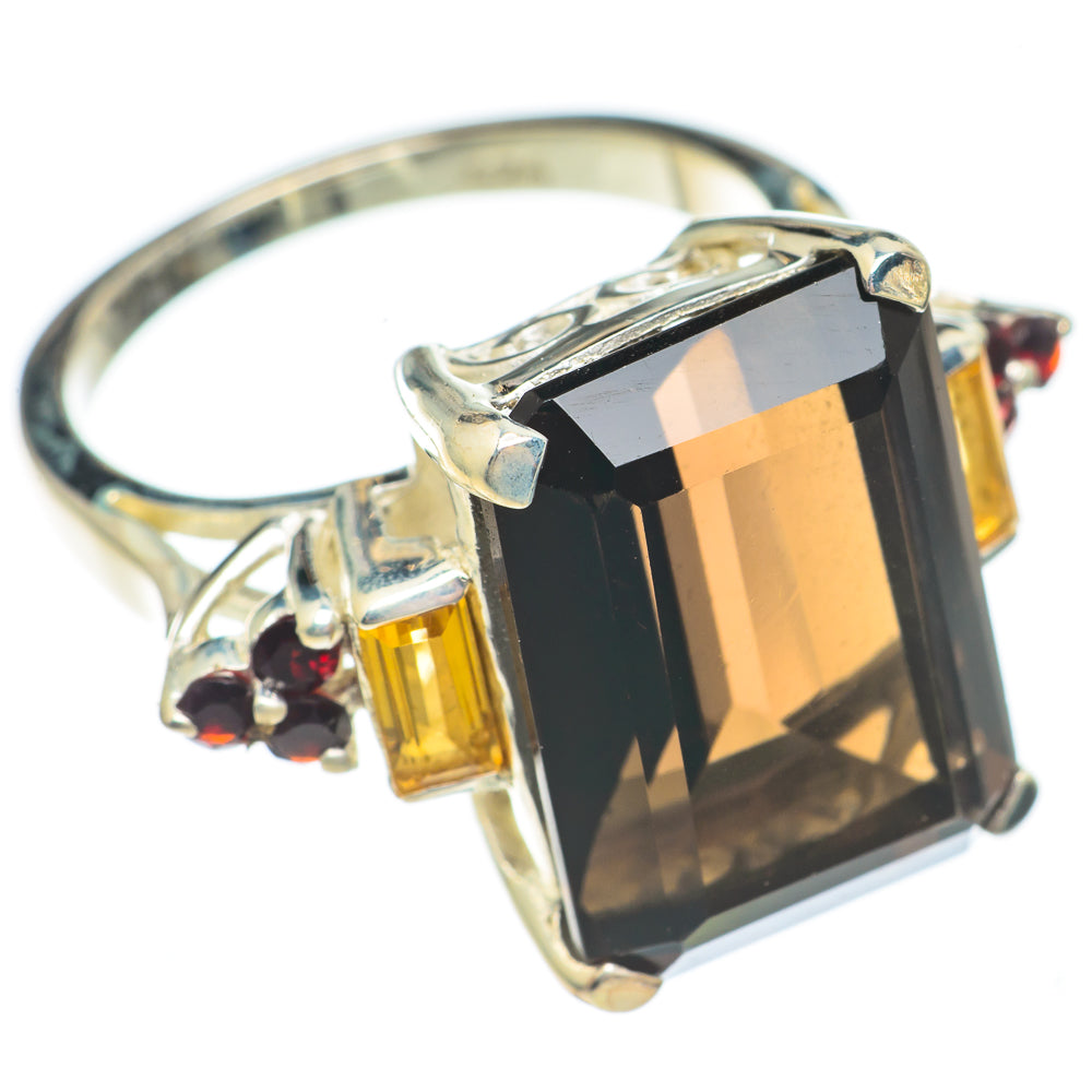 Smoky Quartz Rings handcrafted by Ana Silver Co - RING69385