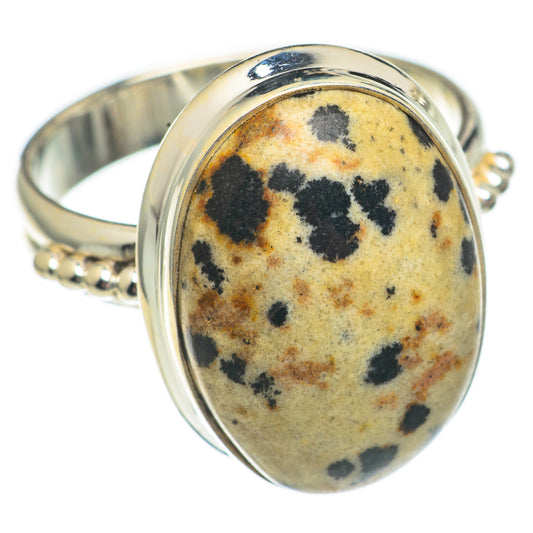 Dalmatian Jasper Rings handcrafted by Ana Silver Co - RING69390