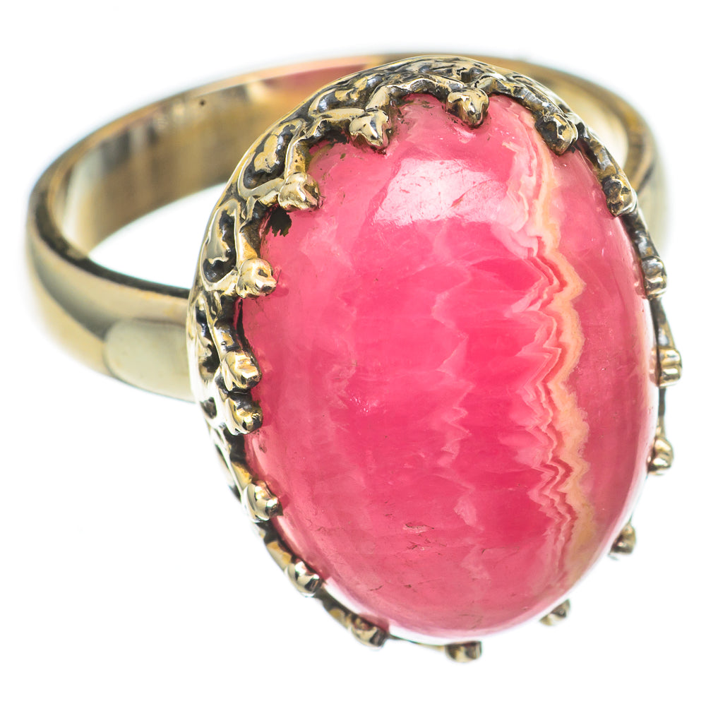 Rhodochrosite Rings handcrafted by Ana Silver Co - RING69393
