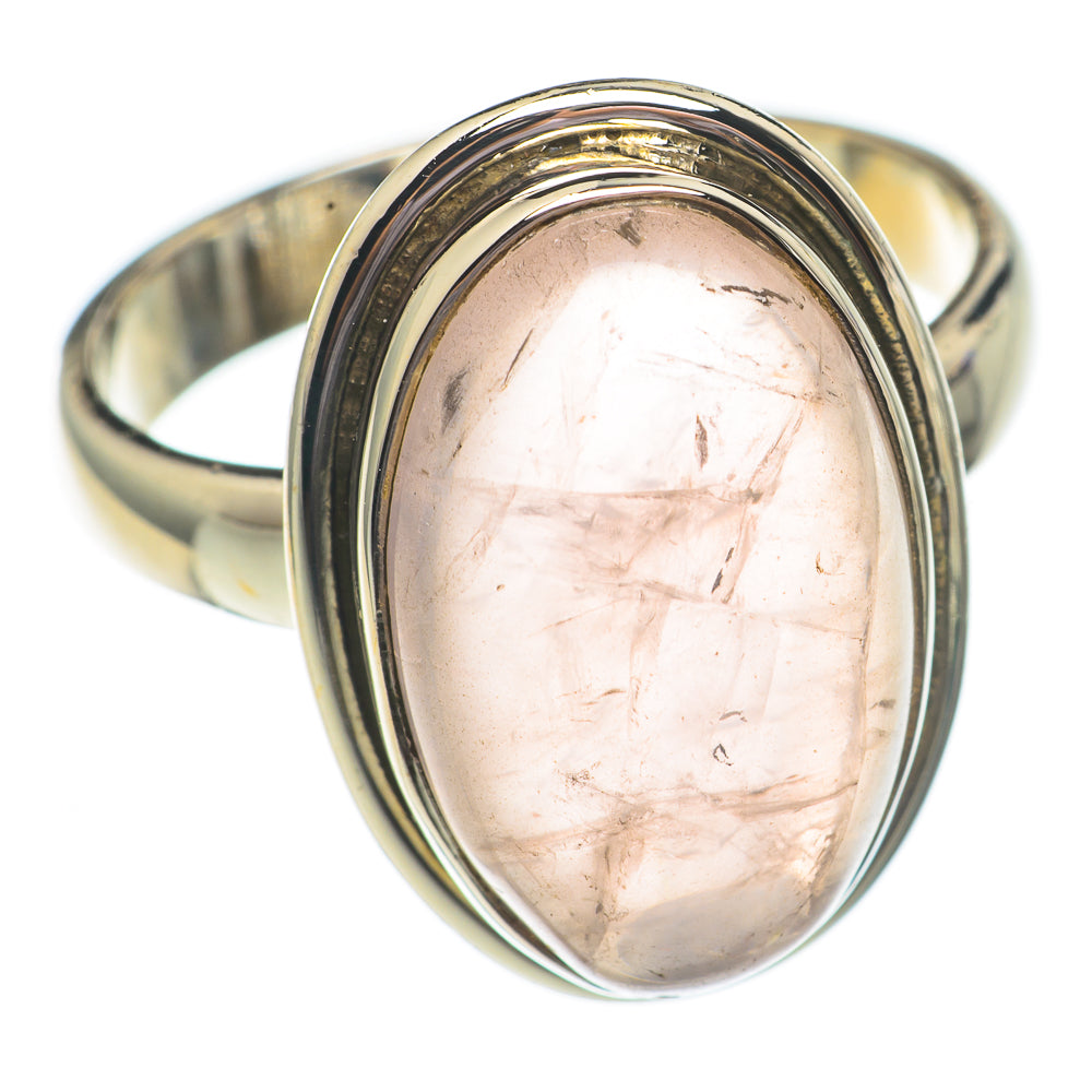 Rose Quartz Rings handcrafted by Ana Silver Co - RING69396