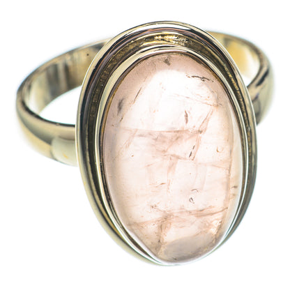 Rose Quartz Rings handcrafted by Ana Silver Co - RING69396