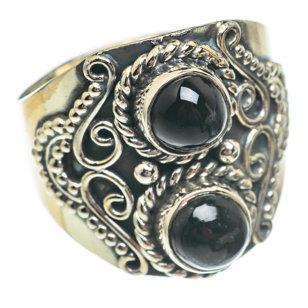 Black Onyx Rings handcrafted by Ana Silver Co - RING69403