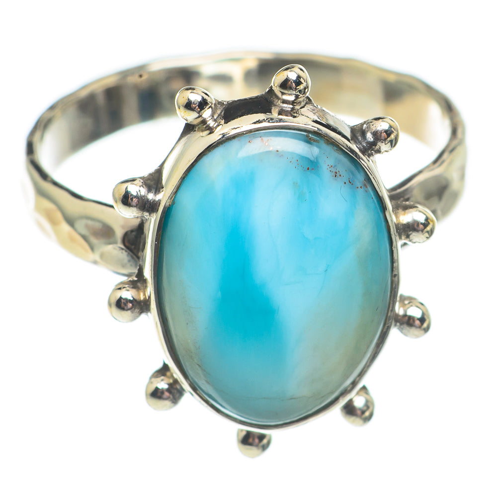 Larimar Rings handcrafted by Ana Silver Co - RING69417