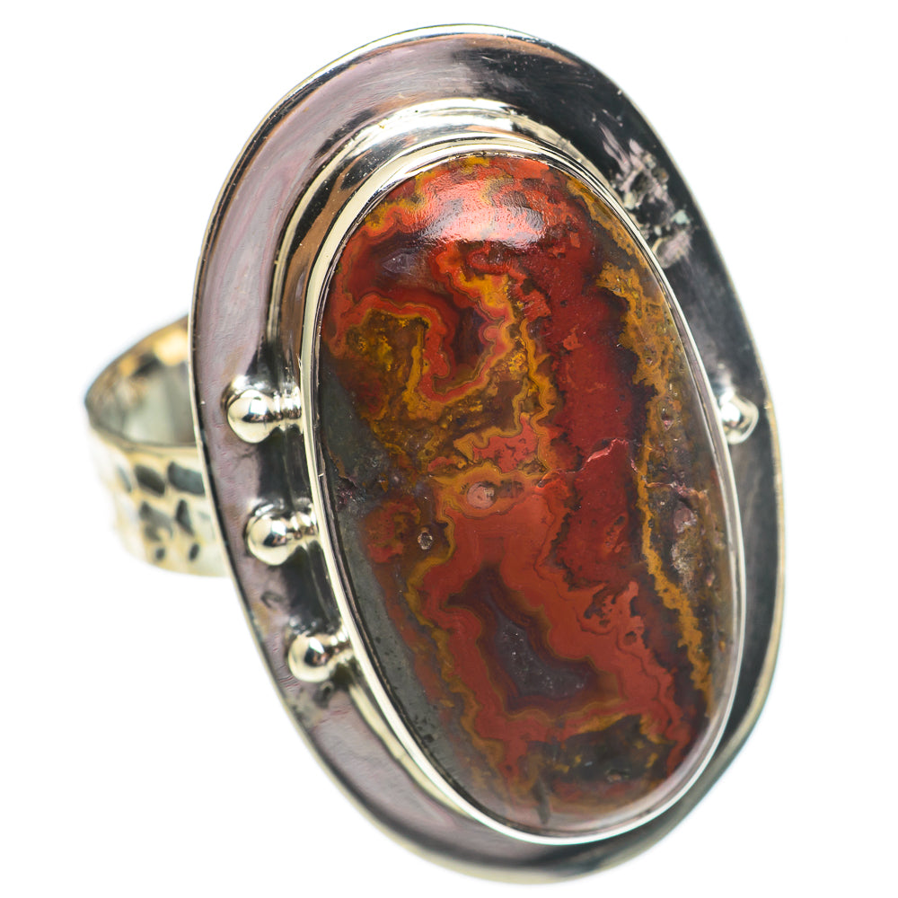 Mahogany Obsidian Rings handcrafted by Ana Silver Co - RING69426