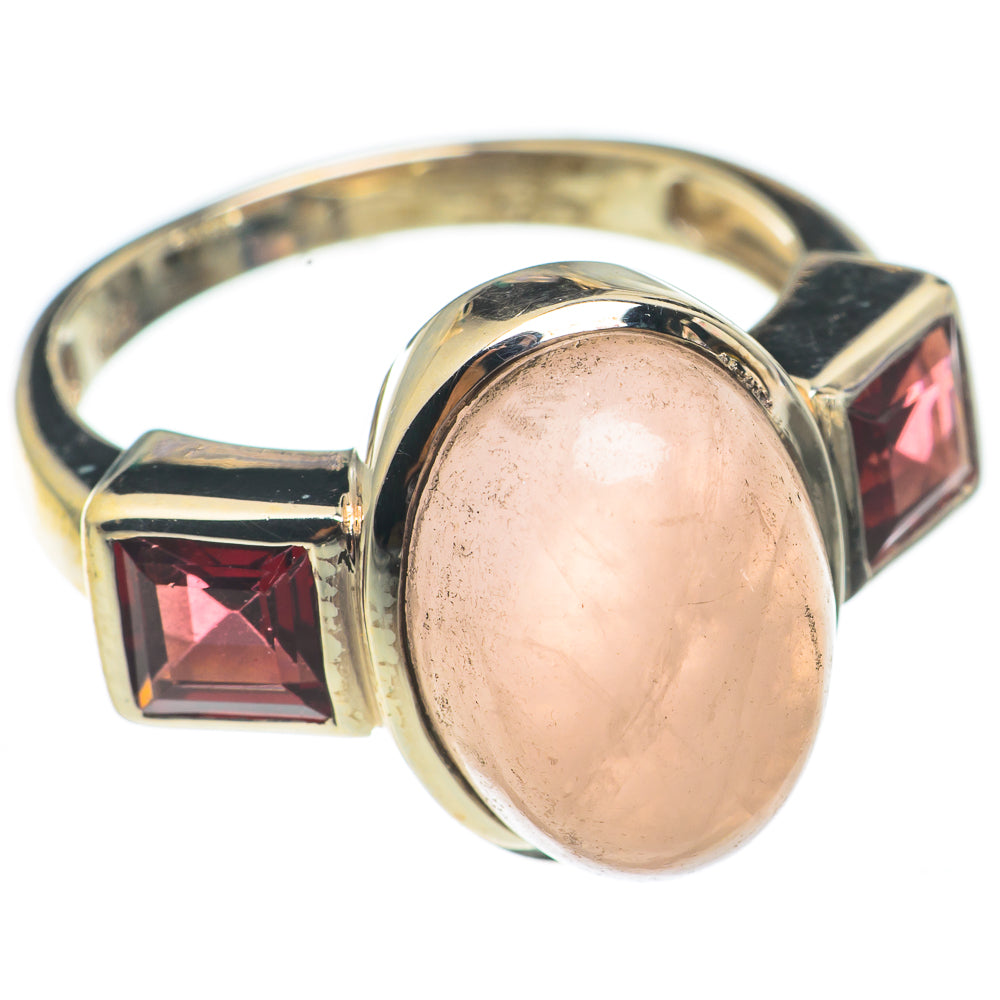 Rose Quartz Rings handcrafted by Ana Silver Co - RING69429