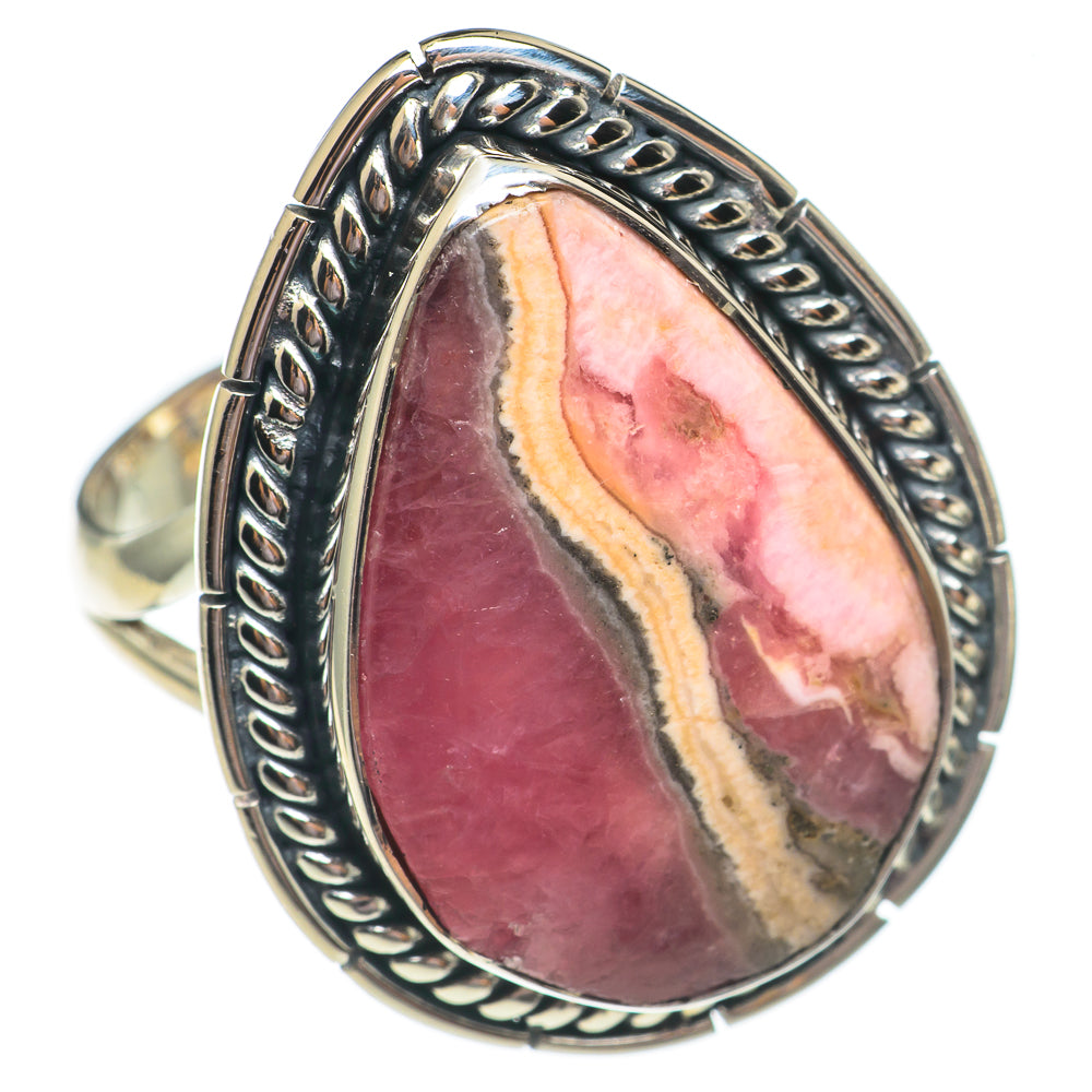 Rhodochrosite Rings handcrafted by Ana Silver Co - RING69430