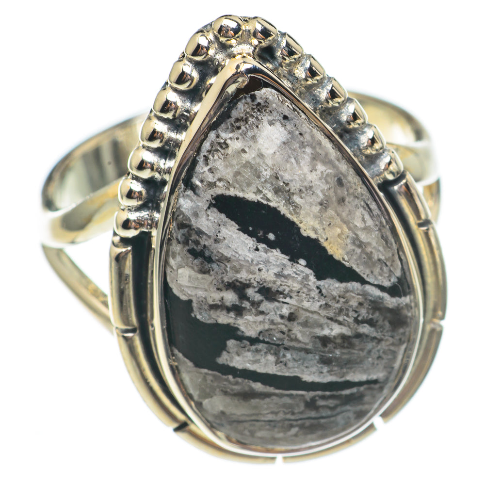 Chrysanthemum Stone Rings handcrafted by Ana Silver Co - RING69439