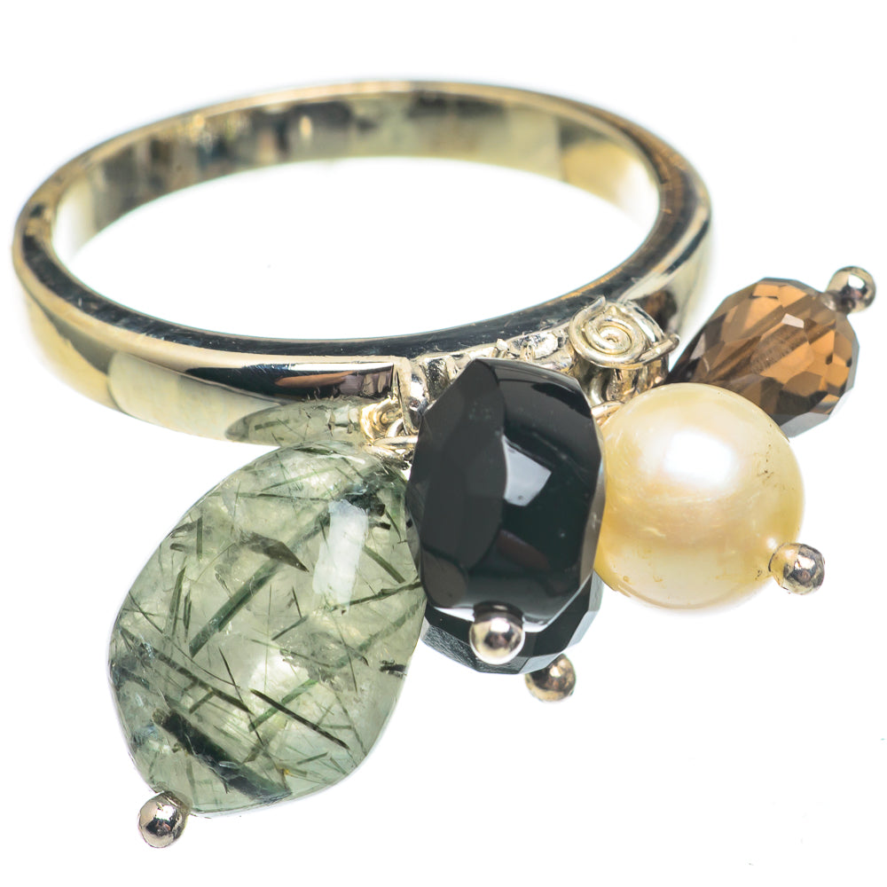 Tourmalinated Quartz Rings handcrafted by Ana Silver Co - RING69440