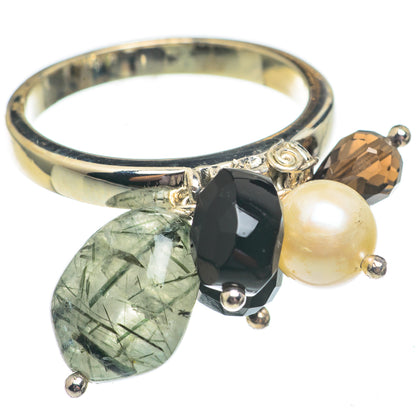 Tourmalinated Quartz Rings handcrafted by Ana Silver Co - RING69440