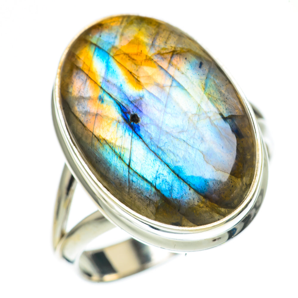 Labradorite Rings handcrafted by Ana Silver Co - RING69447