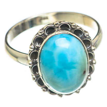 Larimar Rings handcrafted by Ana Silver Co - RING69449