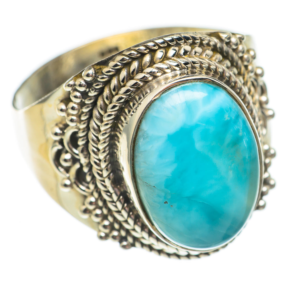 Larimar Rings handcrafted by Ana Silver Co - RING69454