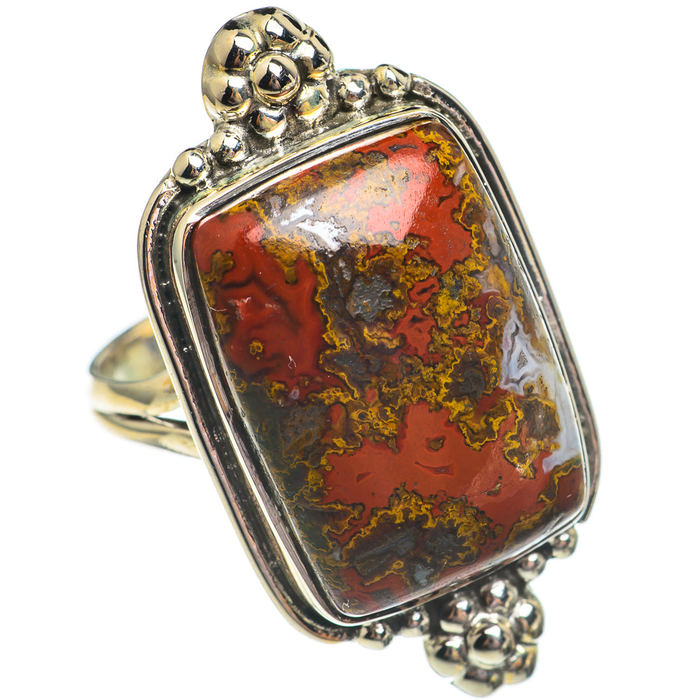 Mahogany Obsidian Rings handcrafted by Ana Silver Co - RING69458