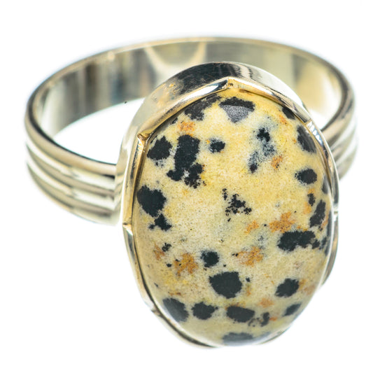 Dalmatian Jasper Rings handcrafted by Ana Silver Co - RING69463 - Photo 2