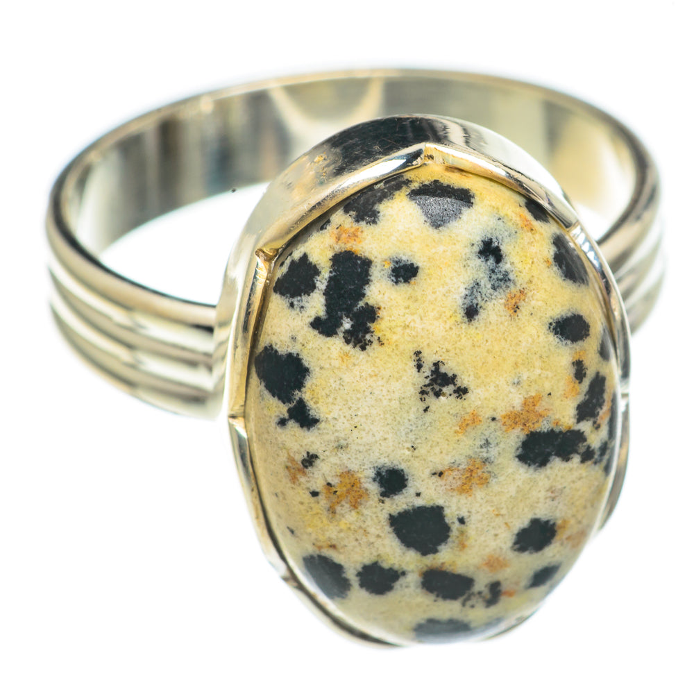 Dalmatian Jasper Rings handcrafted by Ana Silver Co - RING69463 - Photo 2