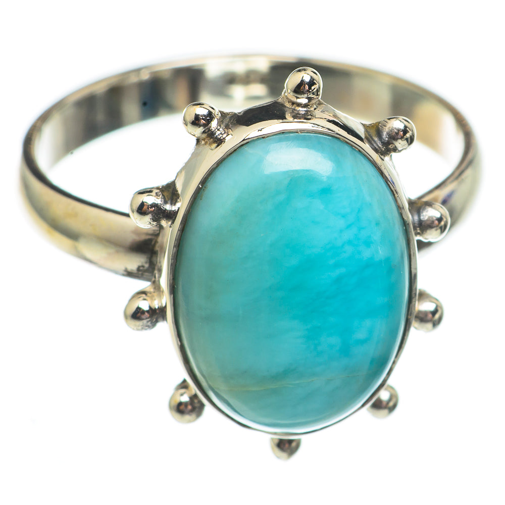 Larimar Rings handcrafted by Ana Silver Co - RING69489