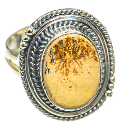 Germany Psilomelane Dendrite Rings handcrafted by Ana Silver Co - RING69493