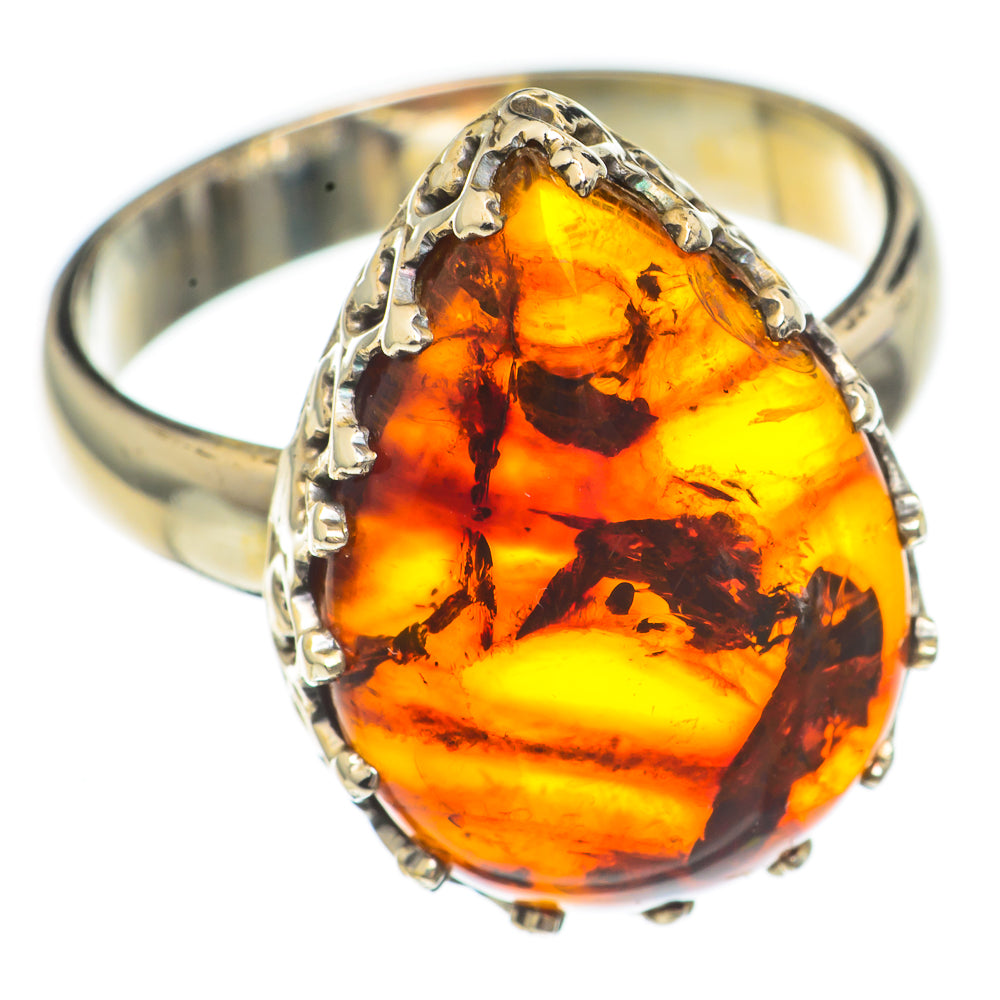 Baltic Amber Rings handcrafted by Ana Silver Co - RING69499